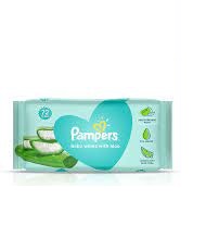 PAMPERS ALOE VERA  WIPE 72 WIPES